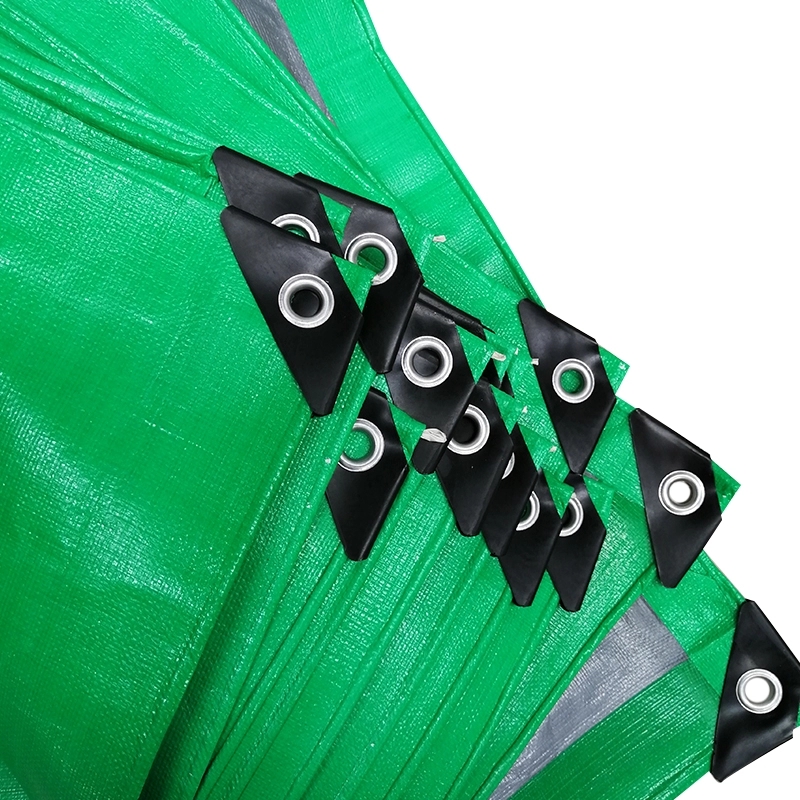 Heavy duty waterproof and tear resistant PE Material Tarp Polyethylene Material PE Tarpaulin Green/Silver pe tarpaulin